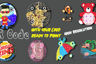 desing business qr code in 4 hrs