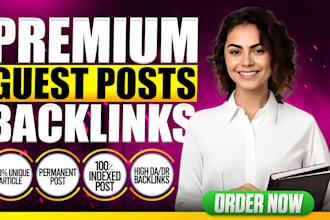 write content and publish article on premium guest post sites