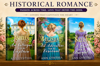 design a cover for your historical romance book