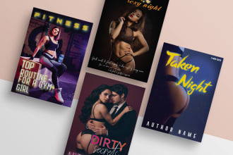 do romance book cover, erotic book cover, ebook cover design