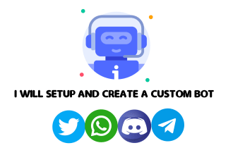 setup and create a custom bot with whatsapp, twitter and telegram apis