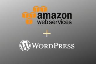configure AWS services, wordpress, database, SSL, cloudfront,s3 and more