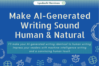 make your ai generated writing sound human and natural