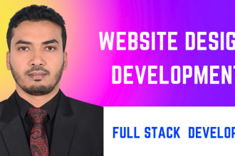 do full stack web development custom website design redesign