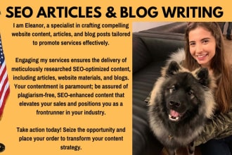 write SEO friendly article for your website or blog