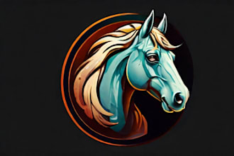 design meaningful horse mascot logo within new concepts