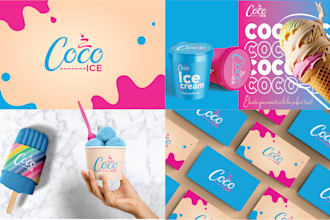 do logo design, brand style guide and brand book