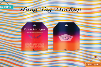 design door hanger card certificates and billboard bookmarks