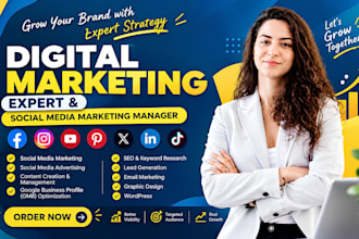 be your competent digital marketing manager
