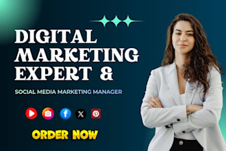 be your competent digital marketing manager