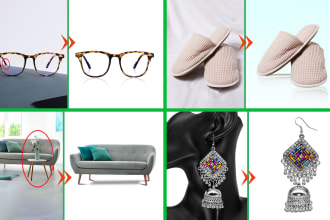 do product image editing, photo retouching and background removal