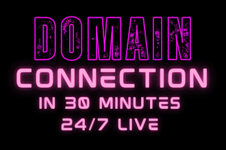connect domain or domain transfer to your website or any platform or dns