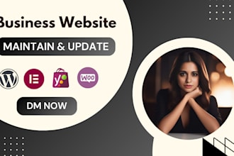 maintain, update and manage your wordpress website