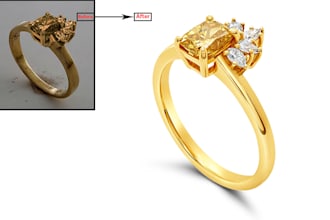 do high end jewelry photo retouching, product photo editing, jewelry retouch