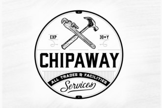 create a polished, contemporary pipe fitting logo for you