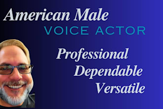 perform an american male voice over