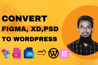 redesign elementor website and figma to elementor pro