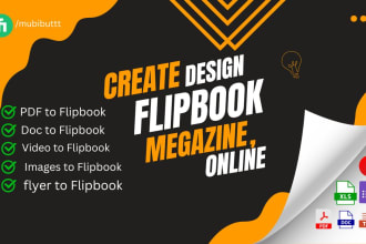 convert to an amazing flipbook or ebook