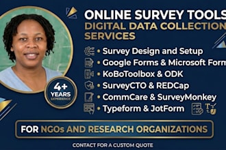 design online survey forms using kobotoolbox, odk and redcap