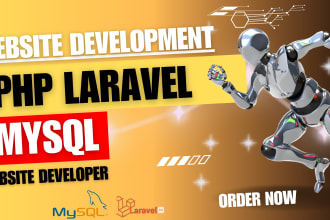 build php website hp laravel developer, admin panel, laravel admin dashboard