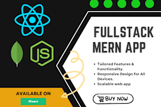 build full stack web application using react, node, express and mongodb