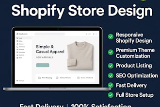 design shopify store professionally