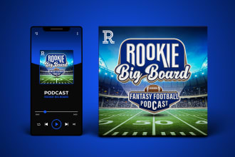 design a professional podcast cover art for you