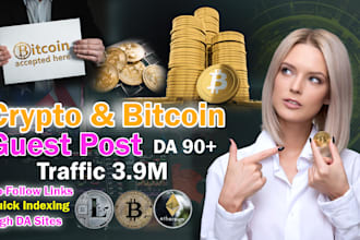 provide guest post on crypto finance and blockchain news with dofollow backlinks