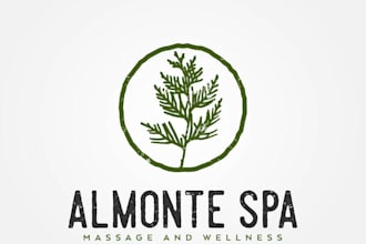 create a distinctive and imaginative business logo for spa