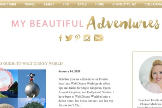 publish travel articles on my beautiful adventures