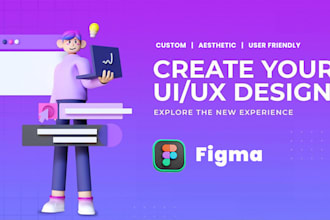 create a interactive website design with prototype in figma