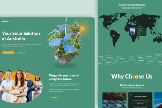 do a website design interactive, eco smart solutions for sustainable businesses