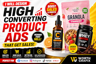 design high converting product ads that boost sales