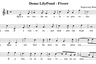 engrave your sheet music with lilypond
