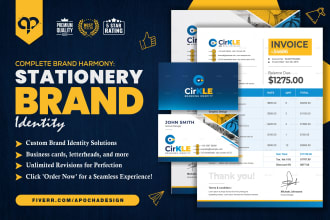 create unique stationery design for your company or business