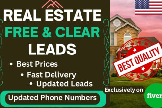 provide motivated free and clear real estate leads with skip tracing
