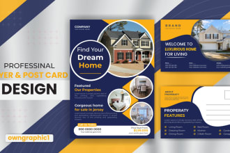 do flyers or postcard, sales flyer, magazine, leaflet design