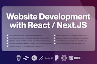 be your react js next js developer