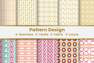 design textile fabric seamless or clothing vector pattern