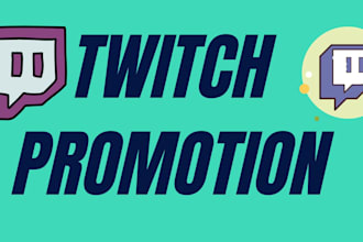 promote your twitch stream to 110k gamers