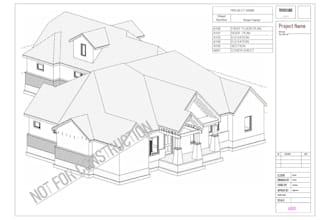 architectural modelling of a single family house in revit