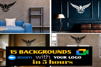 eye grabbing office mockup zoom virtual meeting background