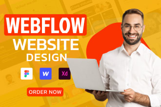 design, redesign, update or fix webflow website, convert your figma to webflow