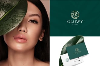 create beauty, minimal, perfume, skincare and cosmetic logo