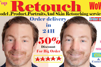 do portraits and restoration beauty headshot retouching