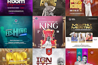 create amazing church flyer , event flyer designs