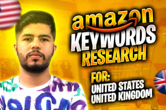 do amazing low competition, advanced seo keyword research for amazon UK and USA