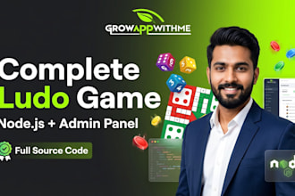 build multiplayer ludo game, board game, rummy unity game,ludo game