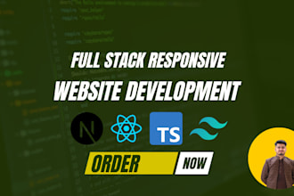 create next js, react js, typescript, tailwind web apps