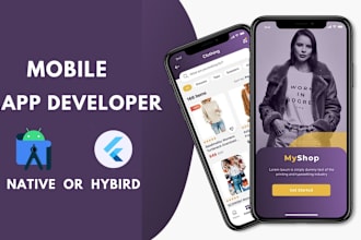 android development and ios app development as flutter developer